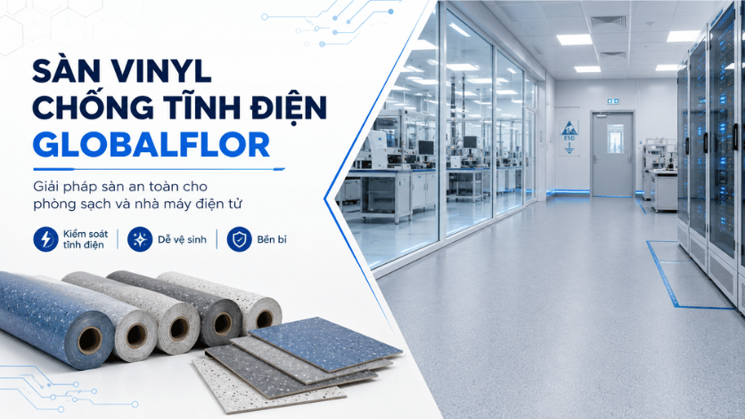 sàn vinyl chống tĩnh điện Globalflor